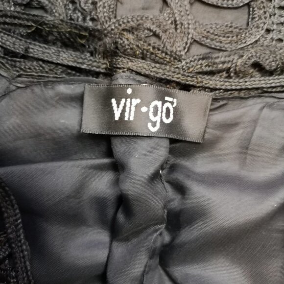 Victorian vintage guipure lace black lace jacket - Picture 9 of 11